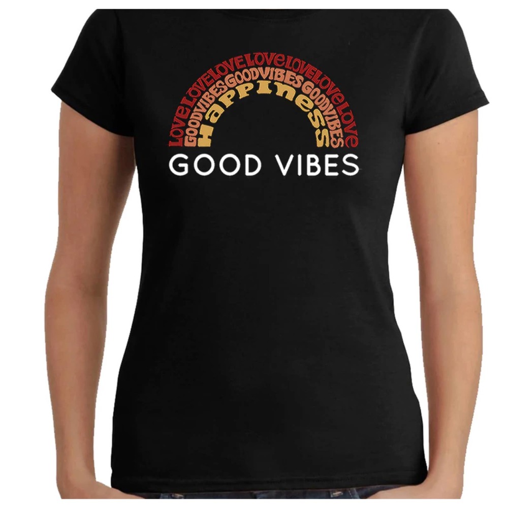 NWT La Pop Art "Good Vibes" T-Shirt